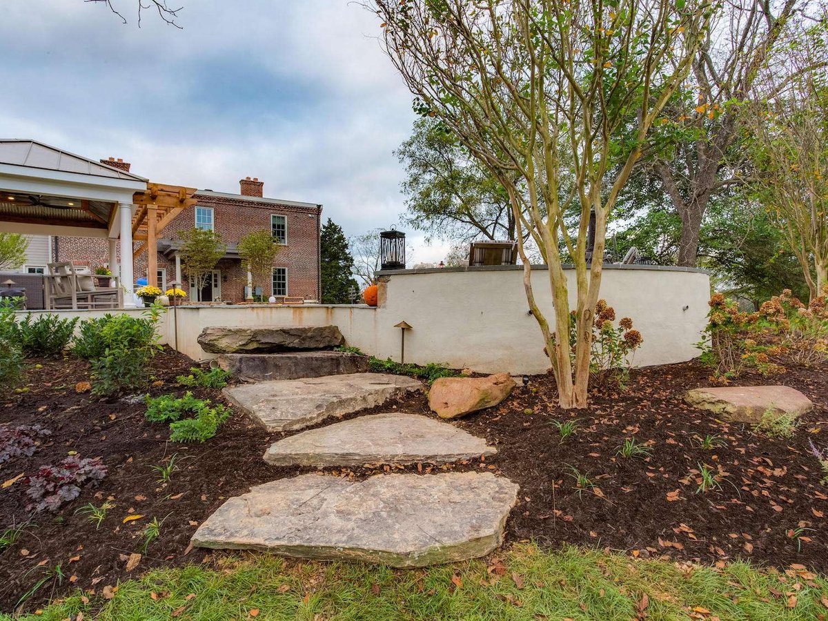 large stone steps 